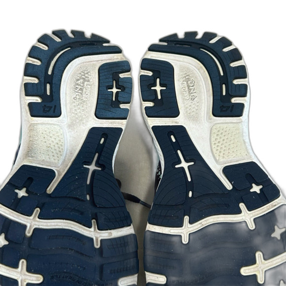 Brooks Sneakers Shoes Women’s Size 8.5M Color Blue Sea Green Ghost 14 Running - Picture 9 of 11